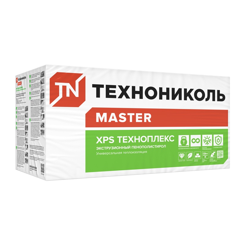 Пенополистирол ТЕХНОПЛЭКС 50мм.*1180*580мм.СЕРЫЙ