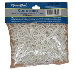 Крестики 5,0мм.(уп.100шт.) для укладки кафеля