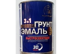 Грунт-Эмаль по ржавчине серая 1,9кг. быстросохнующая РАДУГАМАЛЕР