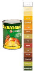 Любимая дача "Махагон" 0,8кг. тонирующий антисептик д/дерева Акватекс