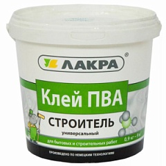 Клей  ПВА Строитель универсальный 0,9кг.